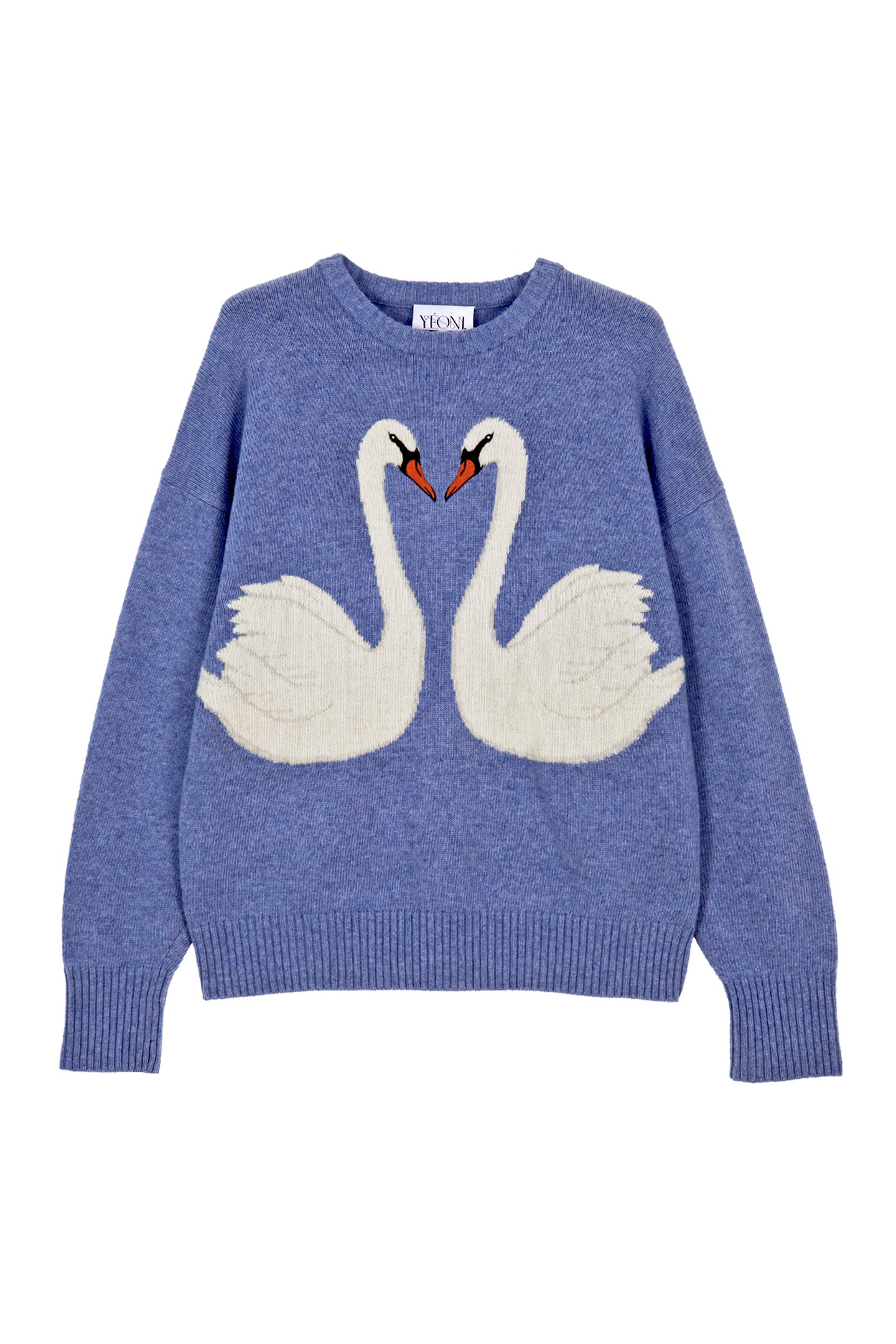 CLAUDIA SWAN WOOL SWEATER – YÉONI.