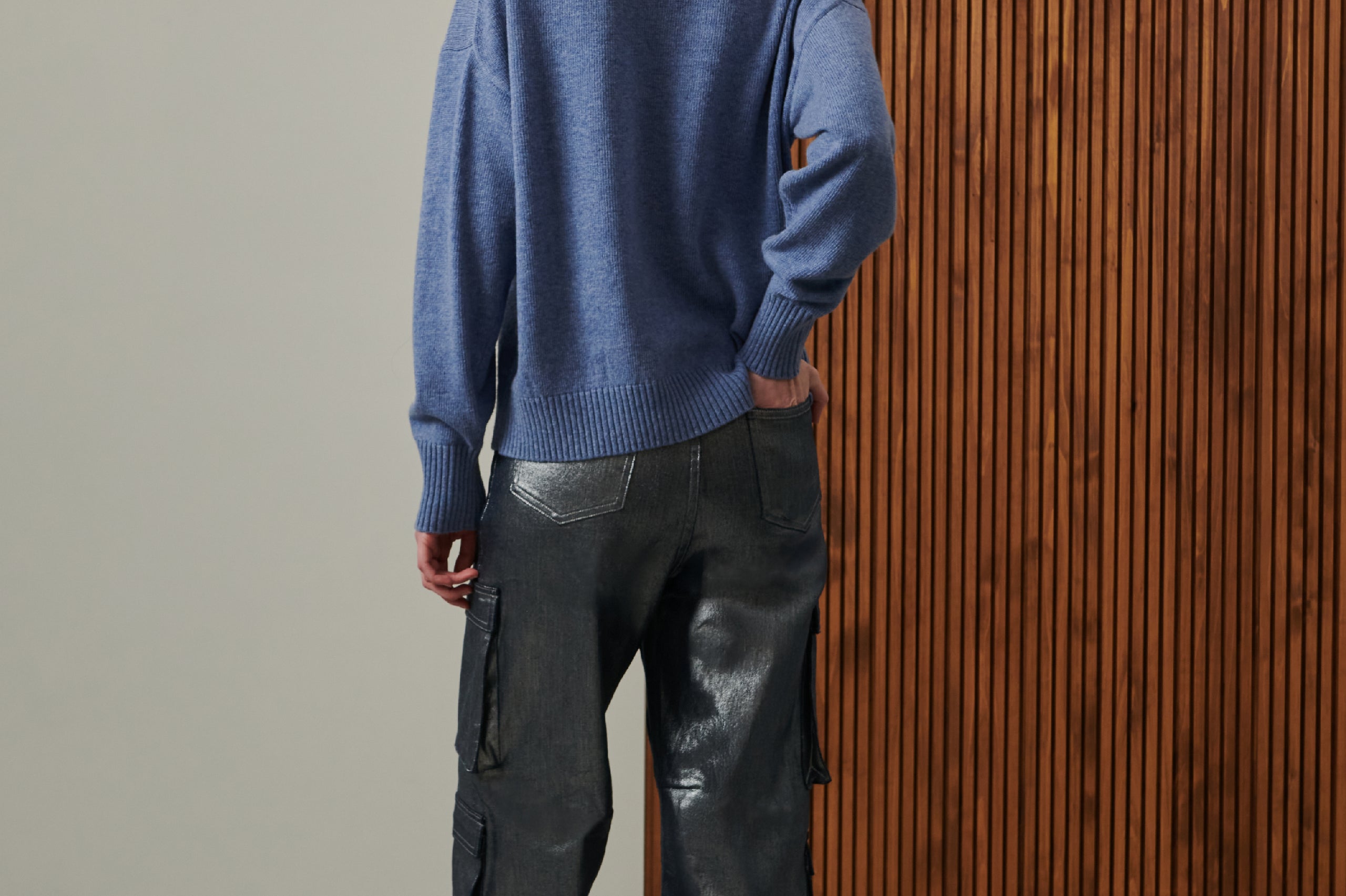 CLAUDIA SWAN WOOL SWEATER
